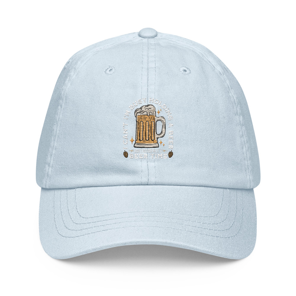Beer Time - Father's Day Pastel Baseball Hat