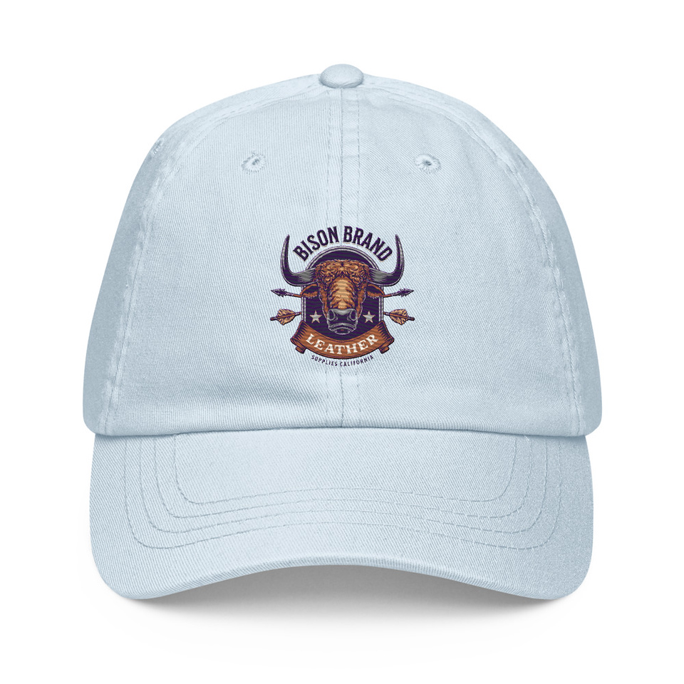 Bison Brand Leather - Animal Pastel Baseball Hat