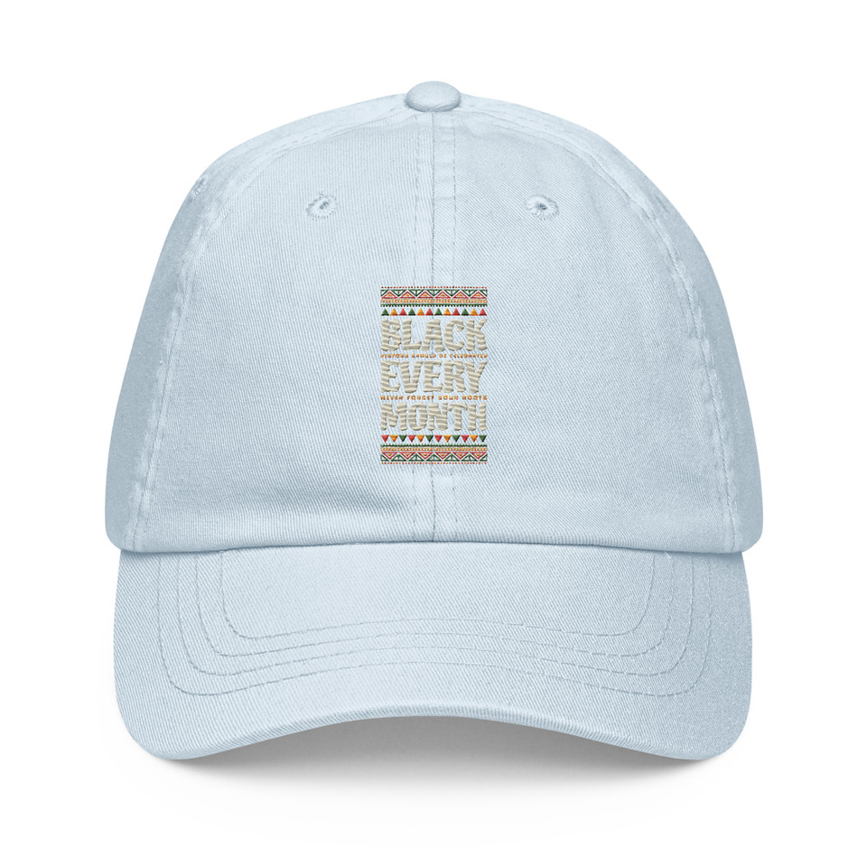 Black Every Month - African American History Pastel Baseball Hat
