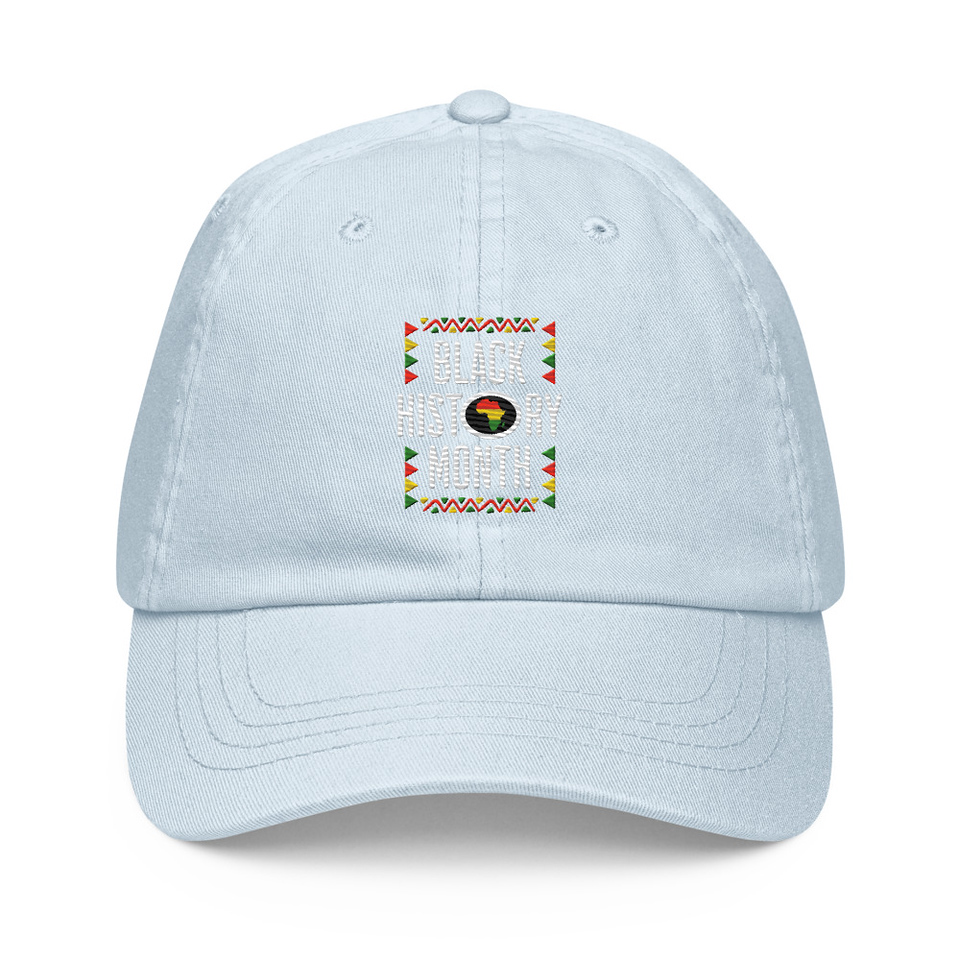 Black History Month - African American Culture Pastel Baseball Hat