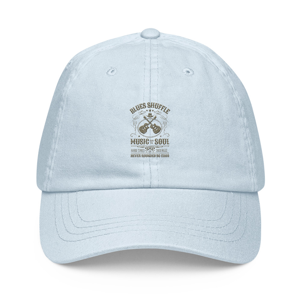Blues Music from the Soul - Guitar Pastel Baseball Hat