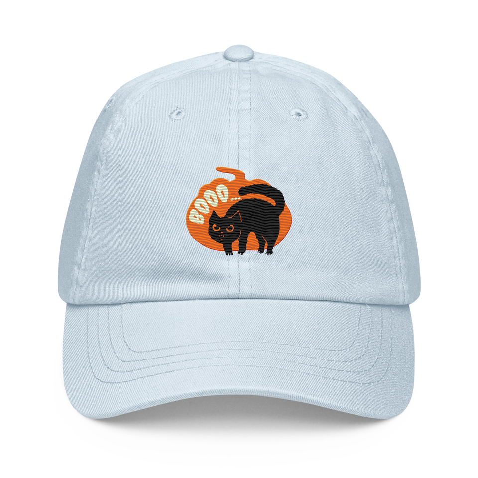 Boo - Scay Cute Cat Pastel Baseball Hat
