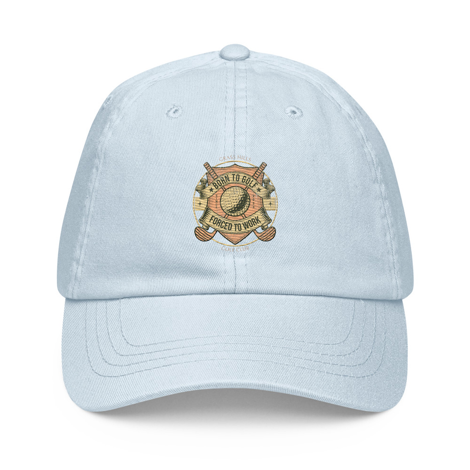 Born To Golf Pastel Baseball Hat
