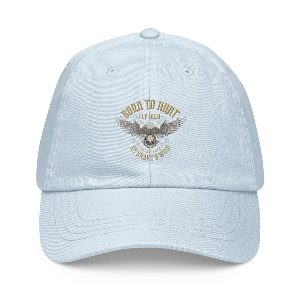 BORN TO HUNT- BE BRAVE & WILD Pastel Baseball Hat