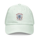 Bowling Derby Champs - Grunge Skull Pastel Baseball Hat
