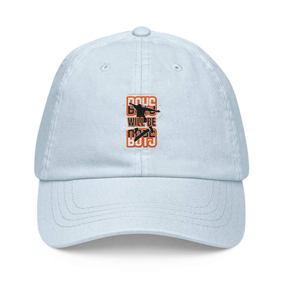 Boys will be boys Pastel Baseball Hat