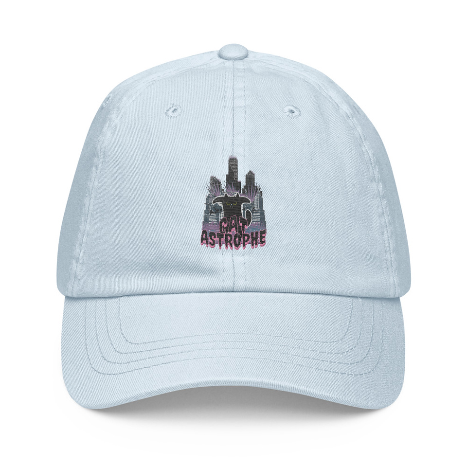 cat-astrophe Pastel Baseball Hat