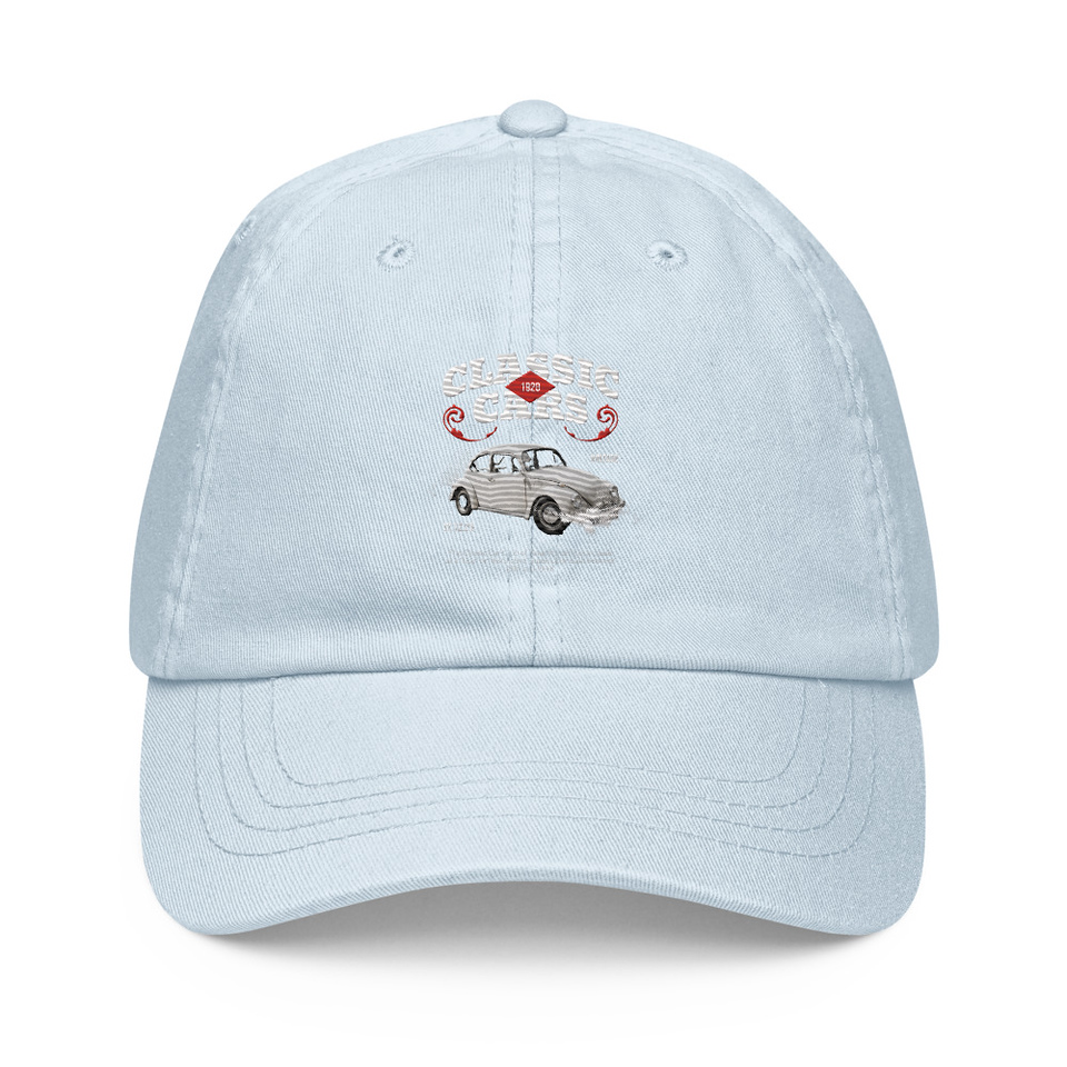 Classic Cars Pastel Baseball Hat