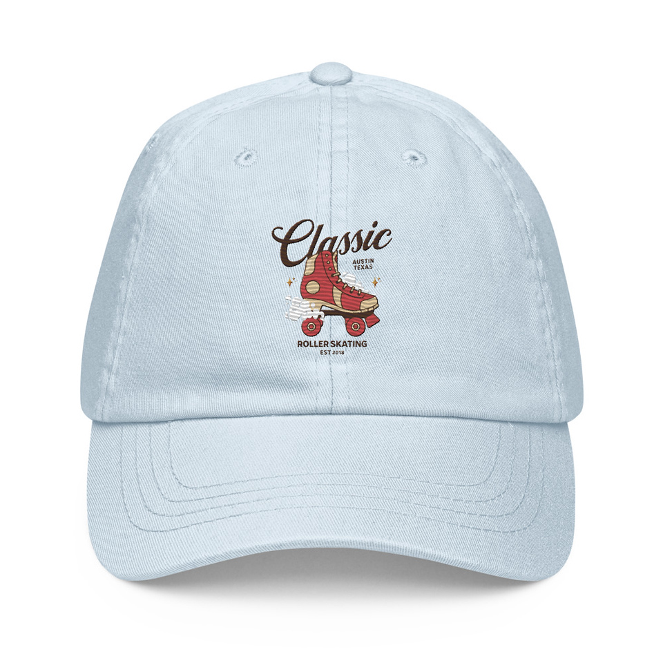 Classic Roller Skating - Sports Apparel Pastel Baseball Hat