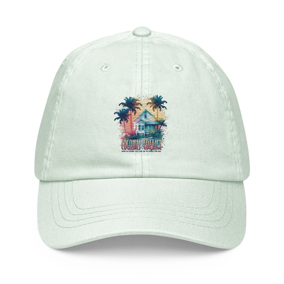 Coconut Cottage Pastel Baseball Hat