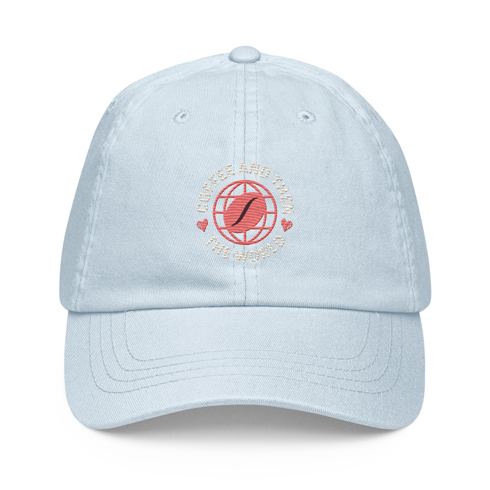 Coffee and Then The World - Earth Pastel Baseball Hat