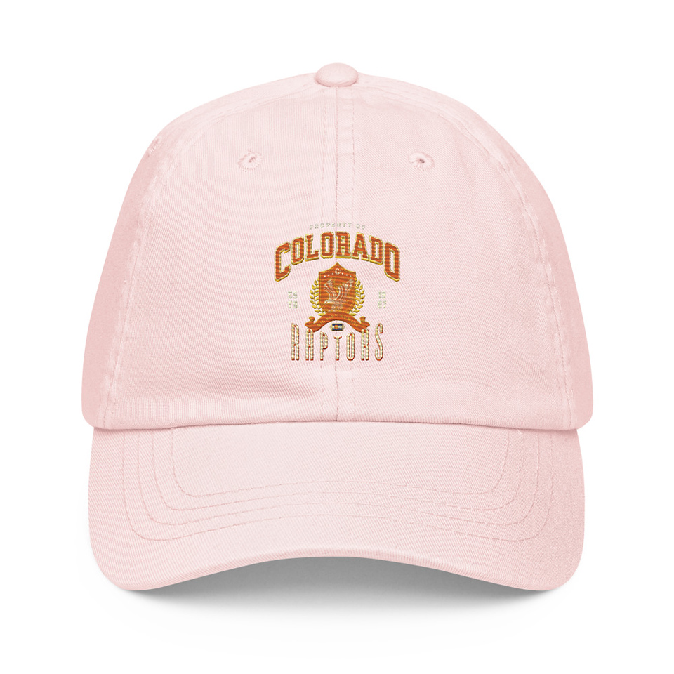 Colorado Raptors - Rugby Sports Team Pastel Baseball Hat