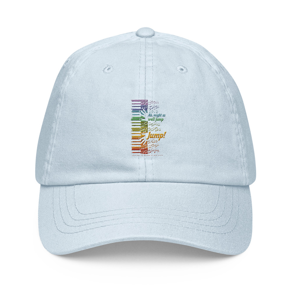 Colorful Retro Keyboard Pastel Baseball Hat