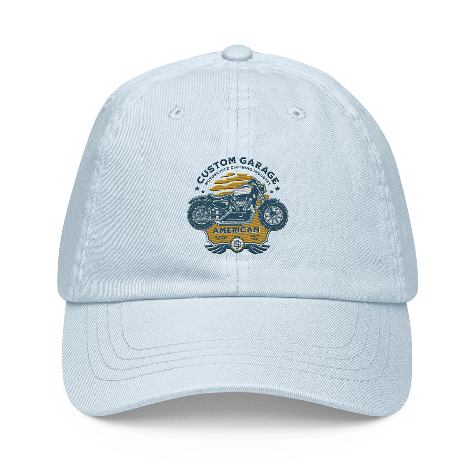 Custom Garage - Motorcycle Pastel Baseball Hat