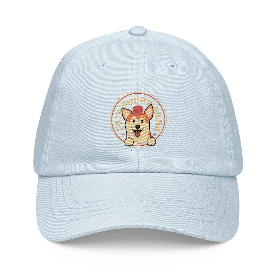 Cute Puppy Gang - Corgi Pastel Baseball Hat