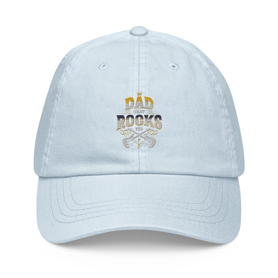 Dad That Rocks You - Electric Guitar Pastel Baseball Hat