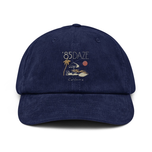 [ID: 532-G1] '85 Daze California Corduroy Hat