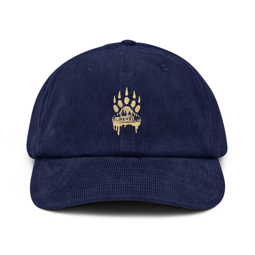 [ID: 532-G14] A Beary Good Home Corduroy Hat