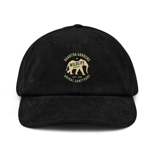 [ID: 532-G33] Agartha Gardens Wildlife - Animal Sanctuary Corduroy Hat