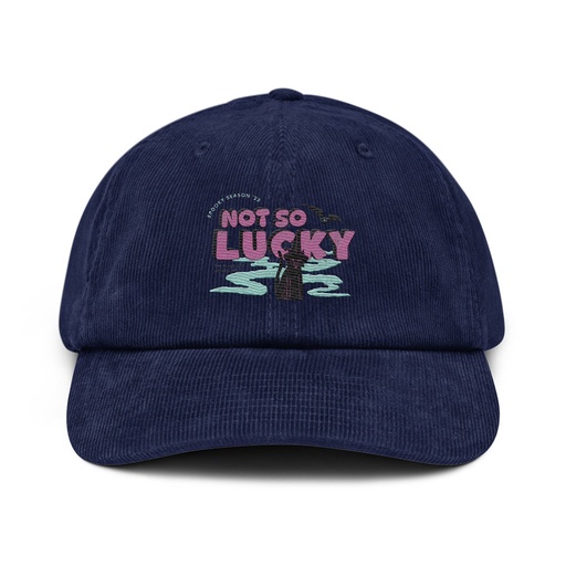 [ID: 532-G127] Bad Luck Kitty - Halloween Corduroy Hat