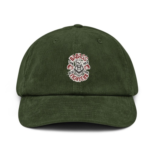 [ID: 532-G130] Badass Fighters Corduroy Hat