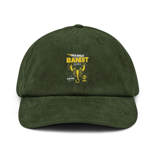 [ID: 532-G138] Bandit Aesthetic - Scorpion Corduroy Hat