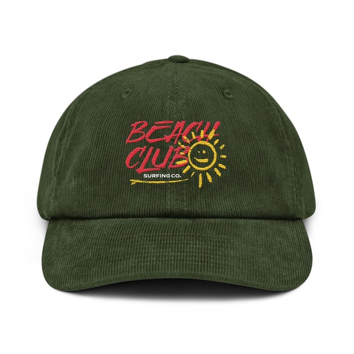 [ID: 532-G165] Beach Club Corduroy Hat