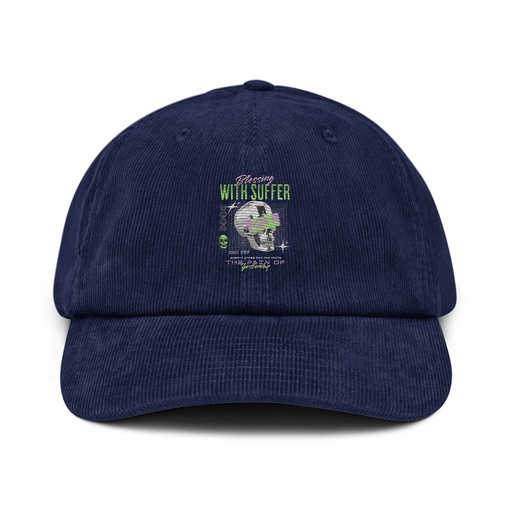 [ID: 532-G235] Blessing With Suffer Corduroy Hat