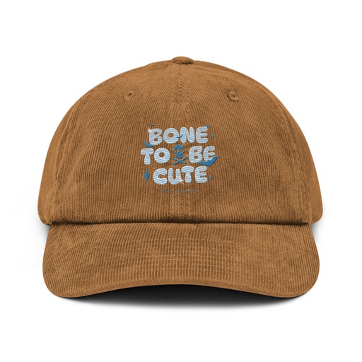 [ID: 532-G250] Bone To Be Cute - Halloween Corduroy Hat