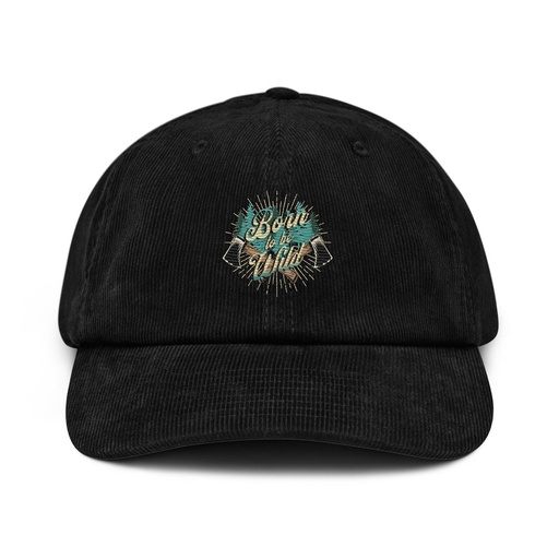 [ID: 532-G262] Born to be Wild (2) Corduroy Hat
