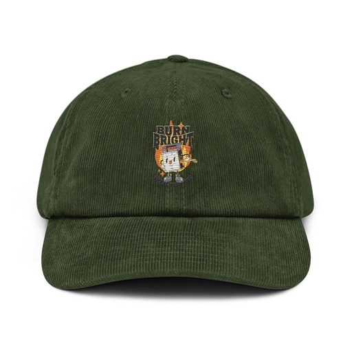 [ID: 532-G297] Burn Bright Corduroy Hat