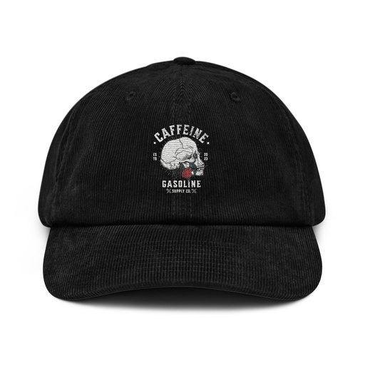 [ID: 532-G309] CAFFEINE GASOLINE Corduroy Hat