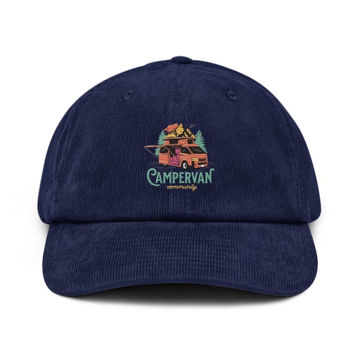 [ID: 532-G322] Campervan Community - Outdoor Adventure Corduroy Hat
