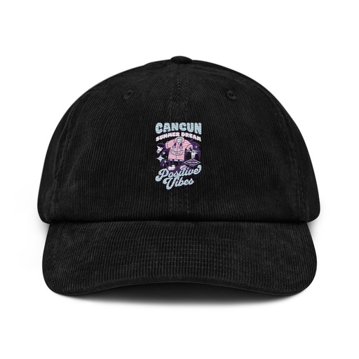 [ID: 532-G330] Cancun Positive Vibes Corduroy Hat