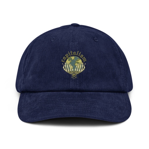 [ID: 532-G333] Capitalism - Earth Corduroy Hat