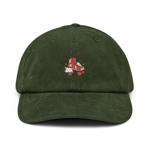 [ID: 532-G384] Classic Roller Skating - Sports Apparel Corduroy Hat