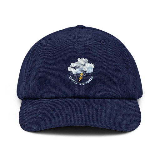 [ID: 532-G387] Cloud Whisperer - Rainy Weather Corduroy Hat