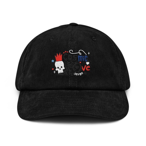 [ID: 532-G424] Cosmic Love Corduroy Hat