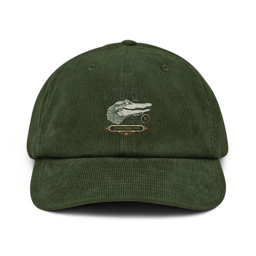 [ID: 532-G439] Crocodile Co. - Wild Animal Corduroy Hat
