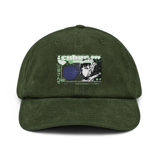 [ID: 532-G455] Cyber Angels - Y2k Girl Anime Corduroy Hat
