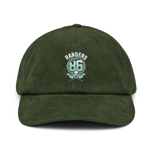 [ID: 532-G464] Dallas Rangers - Old School Sports Corduroy Hat