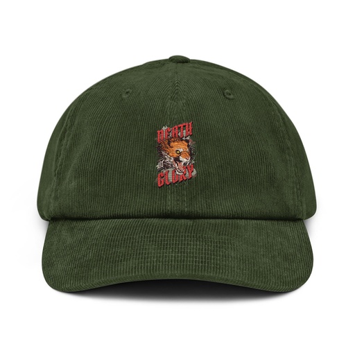 [ID: 532-G479] Death or Glory - Fierce Animal Corduroy Hat