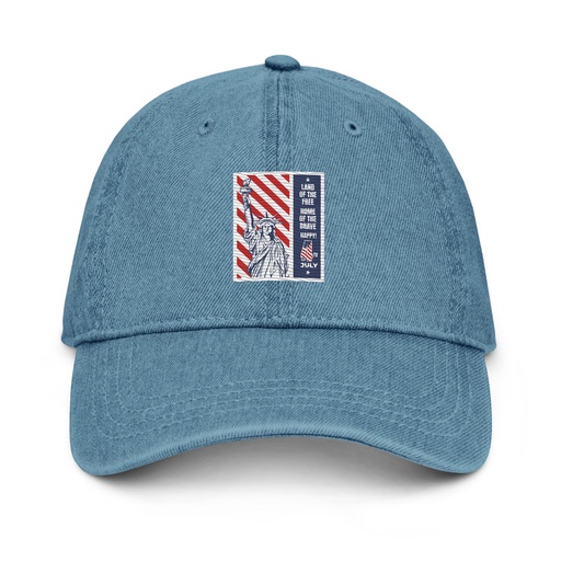 [ID: 463-G8] 4th of July Denim Hat