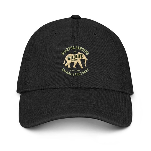 [ID: 463-G33] Agartha Gardens Wildlife - Animal Sanctuary Denim Hat