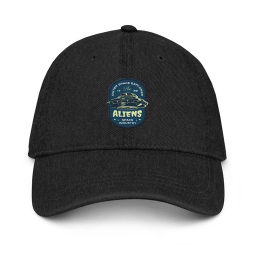 [ID: 463-G40] Aliens Outer Space Explorer - UFO Denim Hat