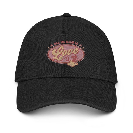 [ID: 463-G48] All We Need Is Love - Cupid Denim Hat