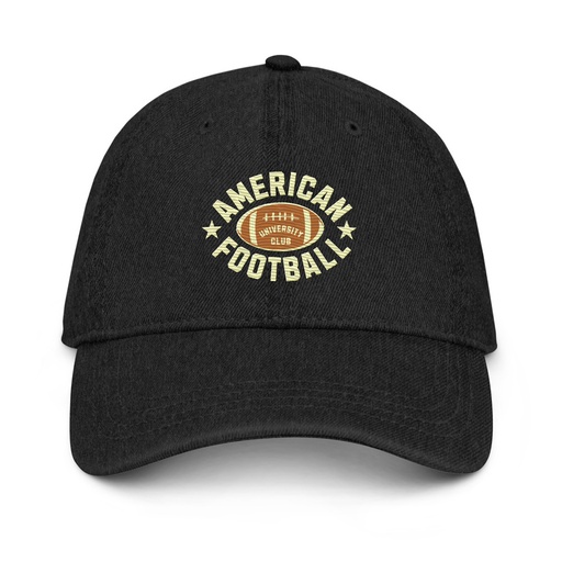 [ID: 463-G69] American Football - Athletic Sports Denim Hat