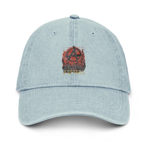 [ID: 463-G78] Anarchy In The Street Denim Hat
