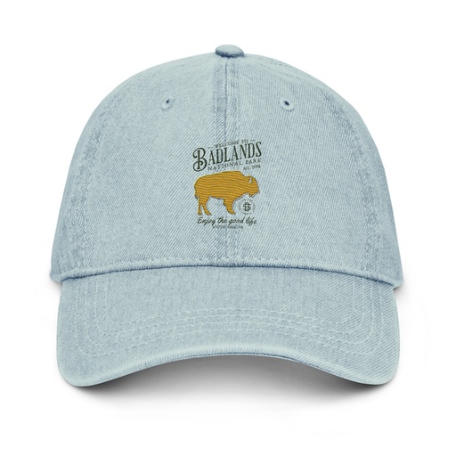 [ID: 463-G131] Badlands National Park - Bison Denim Hat