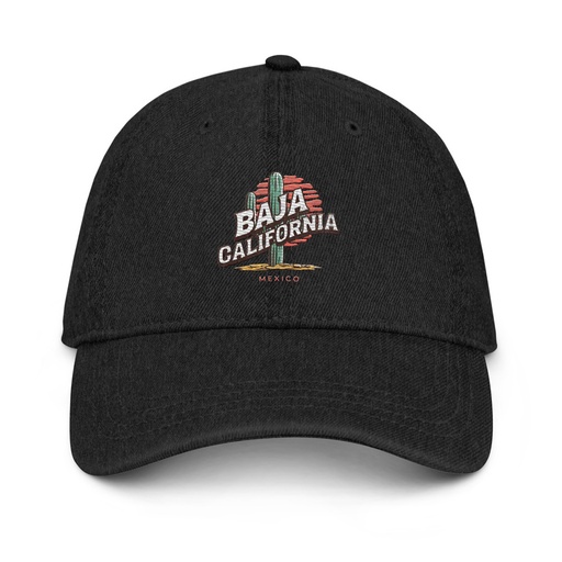 [ID: 463-G132] Baja Cali Mexico Denim Hat